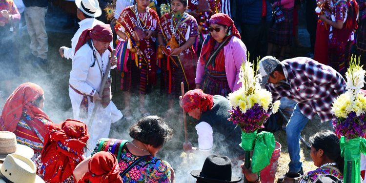 Desarrollan encuentro del pueblo maya mam en Huehuetenango
