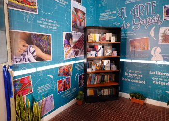 Nuevo espacio de lectura en el Hospital Roosevelt. / Foto: MSPAS.