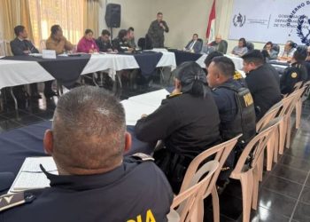 Mesa departamental de seguridad para trabajar de manera articulada en Totonicapán