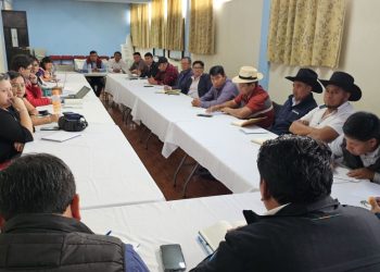 Primera reunión de trabajo y coordinación interinstitucional en Sololá