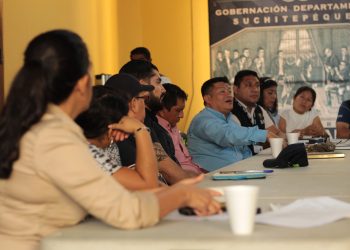 Reunión para agilizar la ejecución de planes y proyectos para Suchitepéquez