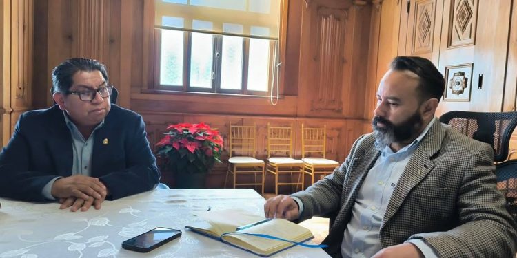 Reunión para fortalecer estrategias en beneficio de la población de San Marcos