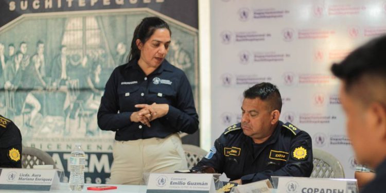 Desarrolla reunión del Gabinete Departamental de Seguridad en Suchitepéquez