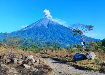 Volcán de Fuego. / Foto: Archivo Conred.