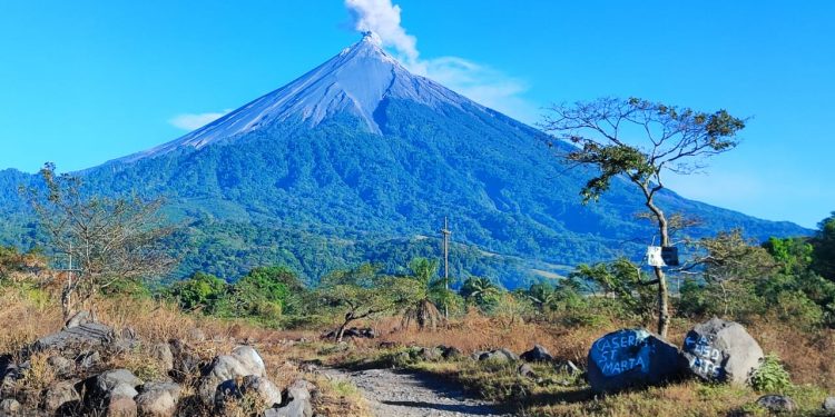 Volcán de Fuego. / Foto: Archivo Conred.