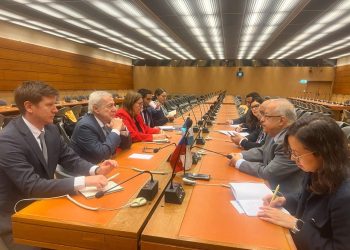 El canciller Carlos Martínez sostuvo una intensa jornada de trabajo este miércoles, en el marco de el 58 Consejo de Derechos Humanos la ONU, en Ginebra, Suiza.