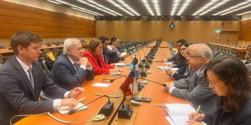 El canciller Carlos Martínez sostuvo una intensa jornada de trabajo este miércoles, en el marco de el 58 Consejo de Derechos Humanos la ONU, en Ginebra, Suiza.