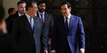 Visita del secretario de Estado de Estados Unidos, Marco Rubio, a Guatemala. / Foto: Alex Jacinto.