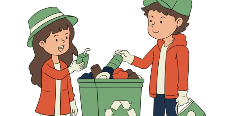 Enseña a los pequeños de la casa a clasificar la basura