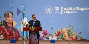 Presidente Bernardo Arévalo en la ronda de la semana.