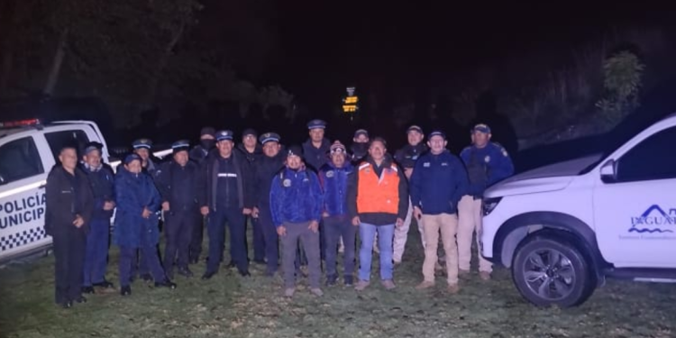 Autoridades realizan operativos para evitar ascensos a volcán Santiaguito. /Foto: Asistencia Turística.