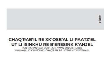 Ley de Simplificación de Requisitos y Trámites Administrativos se encuentra en cuatro idiomas mayas . / Foto: ALMG.