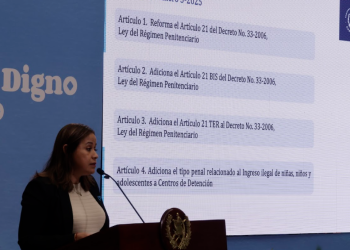 SVET presenta las reformas de ley ante la aprobación del decreto 3-2025. /Foto: Daniel Ordóñez.