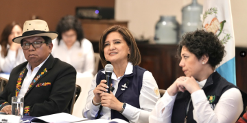 Vicepresidenta lideró la reunión del Consejo Nacional para la Seguridad Alimentaria y Nutricional, Codesan, en San Marcos solicitando la mejora de acciones de atención. (Foto: Vicepresidencia)