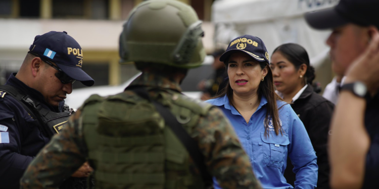 Viceministra de Seguridad, Claudia Palencia, / Foto: Mingob