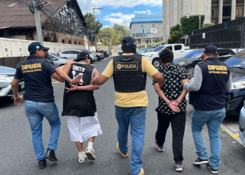 Operativos contra la extorsión dejan tres pandilleros tras las rejas. / Foto: PNC