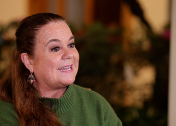 Ministra de Educación, Anabella Giracca. / Foto: Daniel Ordóñez.