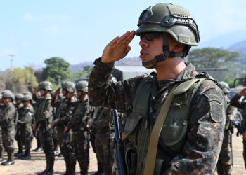 Inauguran fuerza de tarea en Vado Hondo, Chiquimula. /Foto: Ejército de Guatemala.