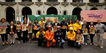 Lanzan campaña para la prevención de incendios forestales. /Foto: Gilbert García.