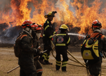 Segundo ejercicio nacional de supresión de incendios forestales del 2025. (Foto: Daniel Ordóñez)