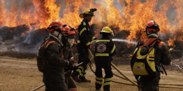 Segundo ejercicio nacional de supresión de incendios forestales del 2025. (Foto: Daniel Ordóñez)