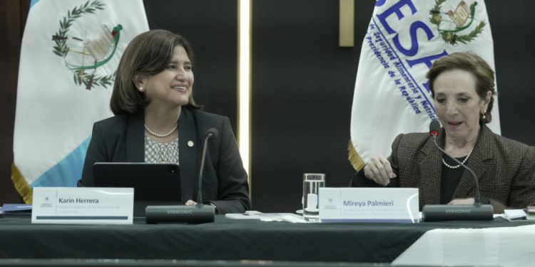 Vicepresidenta Karin Herrera lideró el Consejo Nacional de Seguridad Alimentaria y Nutricional (Conasan). / Foto: Vicepresidencia de la República.