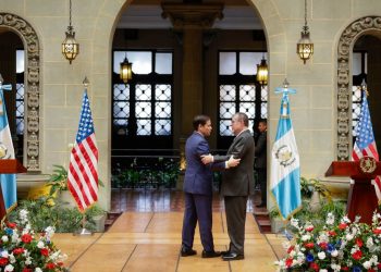 Conferencia de prensa del presidente Bernardo Arévalo y el secretario de Estado de los Estados Unidos, Marco Rubio.