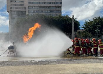 Este 3 y 4 de febrero se efectúa macrosimulacro interinstitucional en la Plaza de la Constitución. / Foto: Conred.