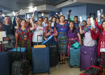 Guatemaltecos migran a España gracias al Programa de Trabajo Temporal./ Foto: Mintrab.
