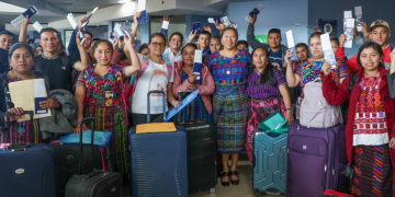 Guatemaltecos migran a España gracias al Programa de Trabajo Temporal./ Foto: Mintrab.