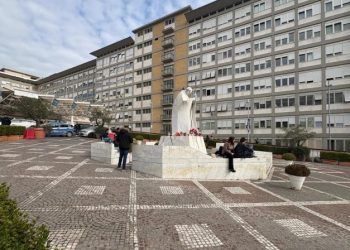 Hospital Agostino Gemelli, donde se encuentra recluido el papa Francisco.