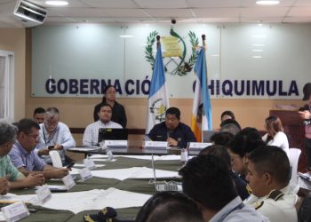 Comisiones departamentales presentan plan de trabajo ante el Codede de Chiquimula