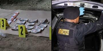 El dinero se encontraba oculto en un compartimiento del vehículo, en jurisdicción de Cantel, Quetzaltenango.