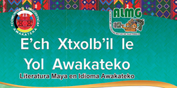 Literatura traducida al idioma awakateko./Foto: ALMG.
