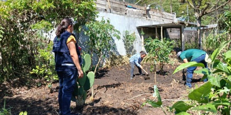 MAGA y Sesan realizan visitas de seguimiento a niños con desnutrición aguda. / Foto: Sesan