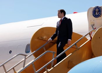 El secretario de Estdo de Estados Unidos, Marco Rubio arriba a Guatemala para una visita oficial de trabajo.