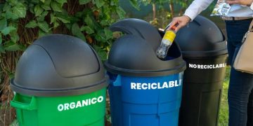 Medio Ambiente El MEM instaló recipientes específicos para la disposición de desechos en las dos sedes del Ministerio.