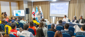 Participación de Cruz Roja en charla sobre Alerta Temprana de Terremotos. /Foto: Cruz Roja Guatemalteca.