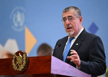 Presidente Bernardo Arévalo en la ronda de la semana.