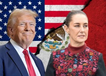 El presidente de EE. UU., Donald Trump, y su par de México, Claudia Sheinbaum sostuvieron una conversación telefónica tras lo cual el primero frenó los aranceles a productos mexicanos.