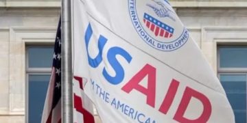 El edidficio de Usaid en Washington DC permanecía cerrado este lunes por la mañana.