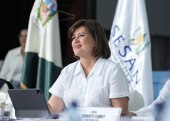 Vicepresidenta Karin Herrera lidera Codesan en Chiquimula. / Foto: Vicepresidencia de la República.