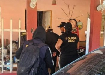 Capturado por señalamientos de explotación sexual en un bar. / Foto: PNC.