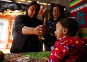 Génesis, un ejemplo de superación ante la desnutrición. /Foto: Sesan.