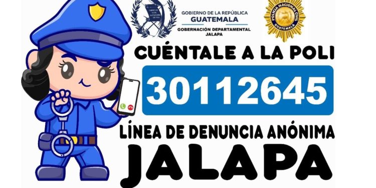 Fortalecen la seguridad en Jalapa con el sistema Cuéntale a la Poli