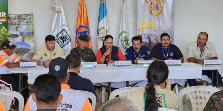 En marcha acciones por temporada de incendios forestales 2025 en Jutiapa