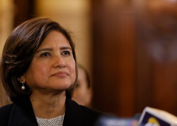 Vicepresidenta Karin Herrera. / Foto: Archivo SCSP.