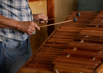 El Día de la Marimba se celebra el 20 de febrero en Guatemala. / Foto: Daniel Ordóñez.