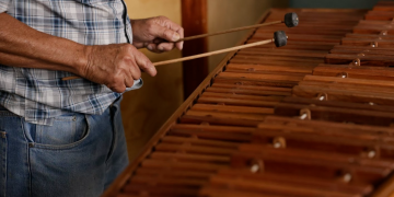 El Día de la Marimba se celebra el 20 de febrero en Guatemala. / Foto: Daniel Ordóñez.