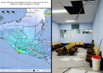 Temblor de 5.5 grados deja daños leves en tres departamentos, pero no hay víctimas